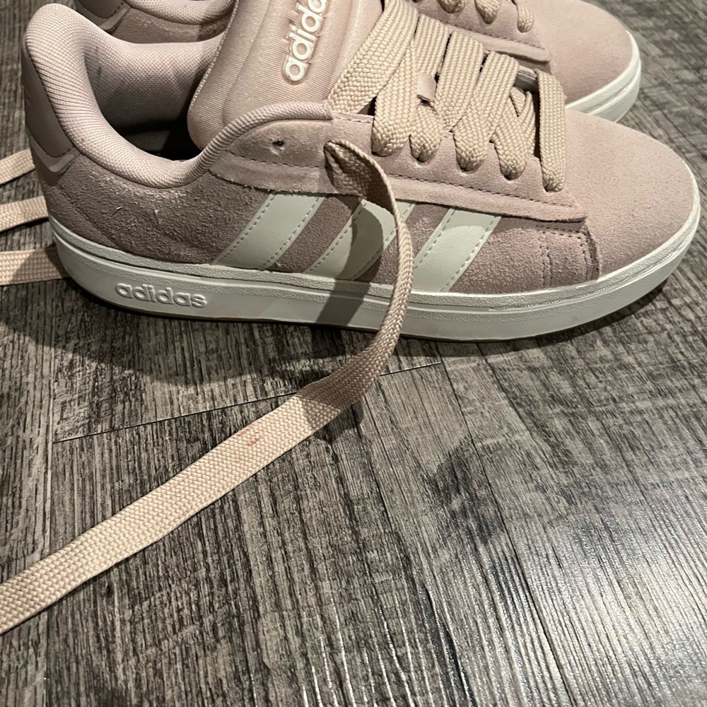 Adidas Blush and Cream Low-Tops